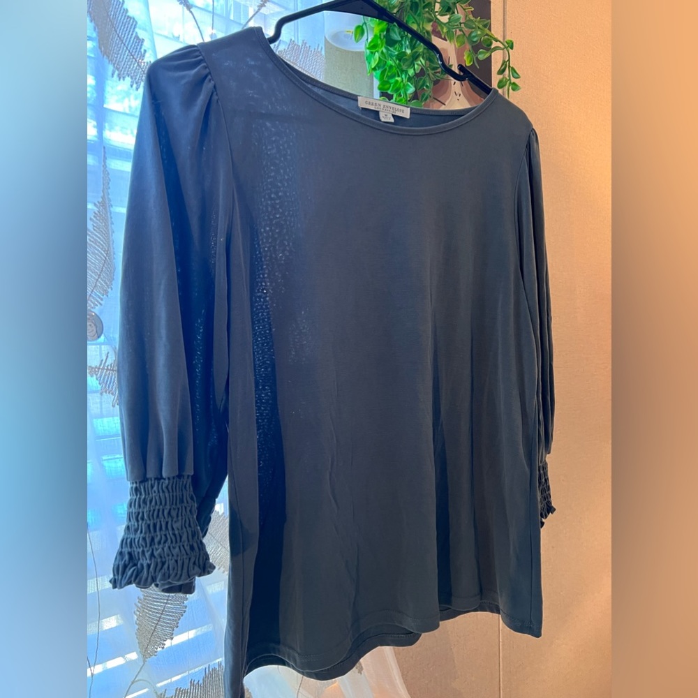 Green Envelope blouse
